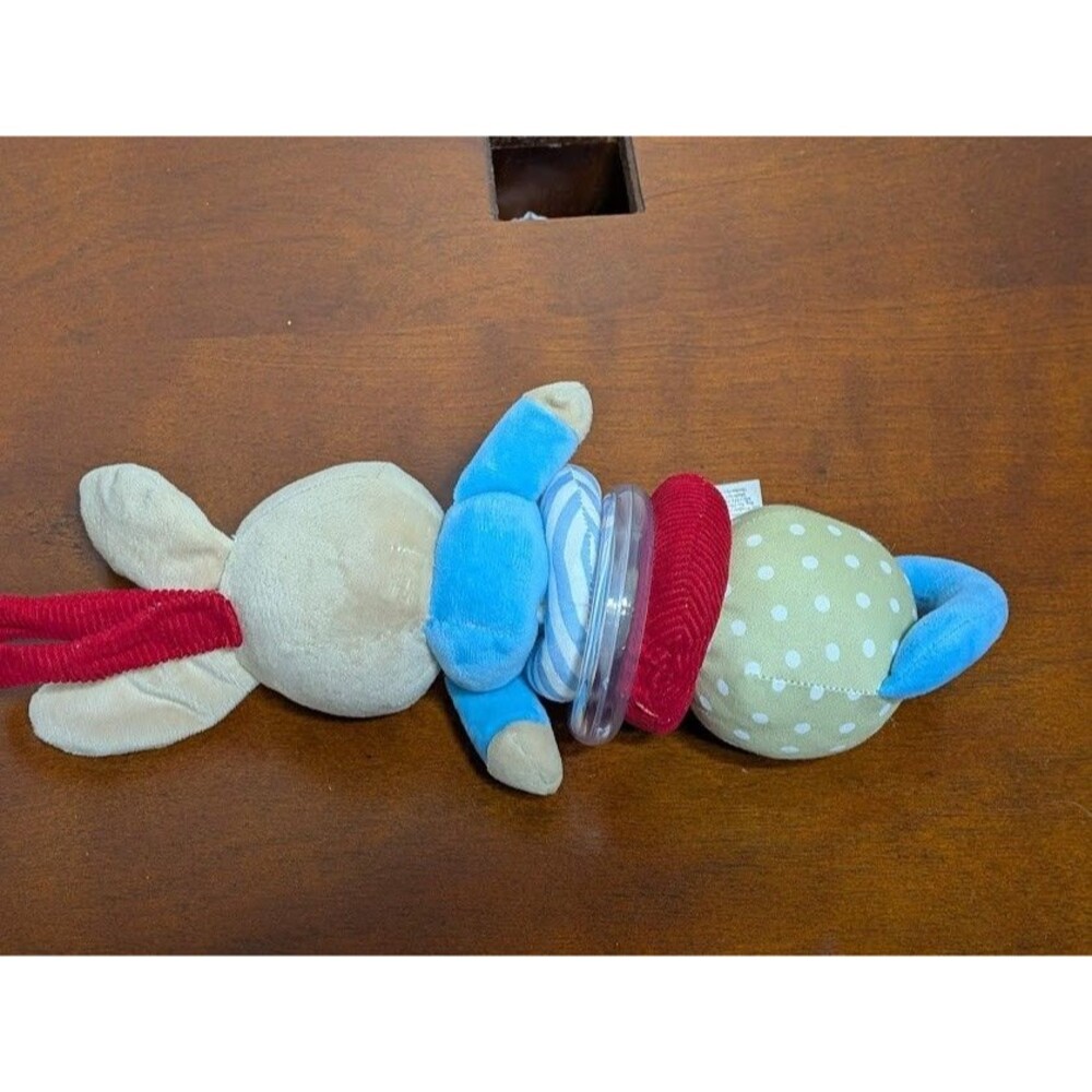 Kids Preferred Peter Rabbit Activity Toy Baby Plush Rattle Teether Vibrates Pull - Picture 7 of 8